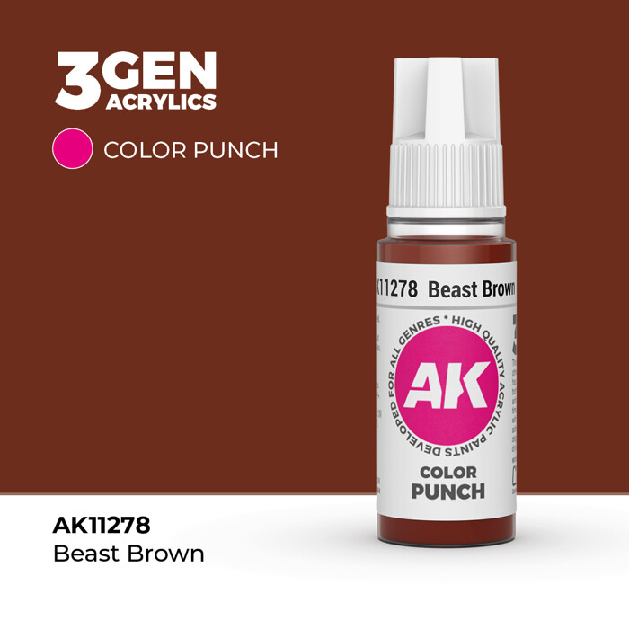 BEAST BROWN – COLOR PUNCH - 17 ml
