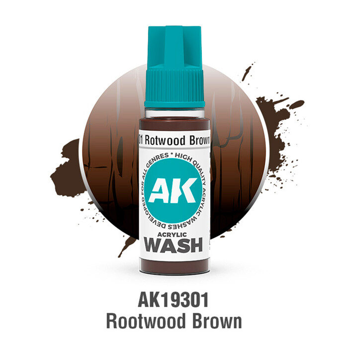 ROTWOOD BROWN – ACRYLIC WASH