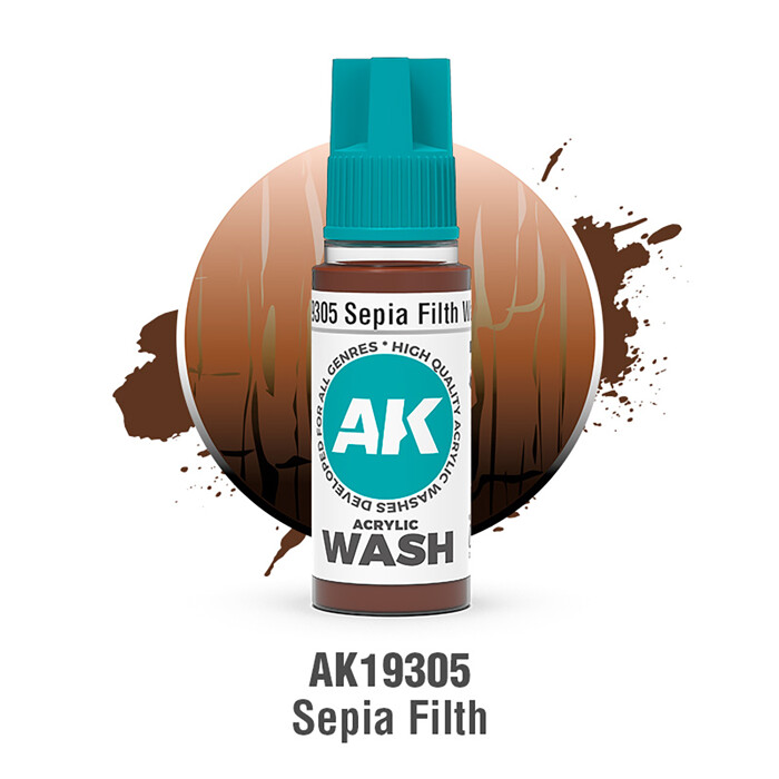SEPIA FILTH – ACRYLIC WASH