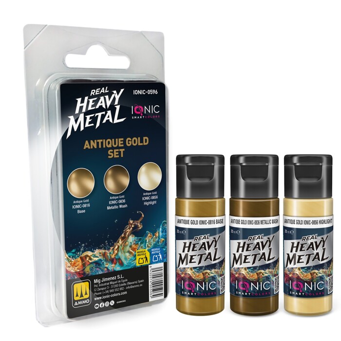 Real Heavy Metal Antique Gold Set – Ionic