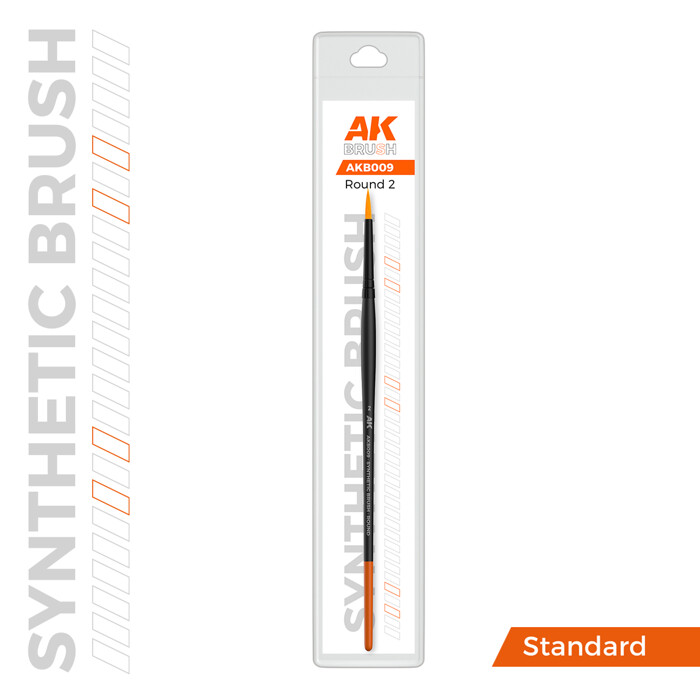 AK Synthetic Brush Round 2