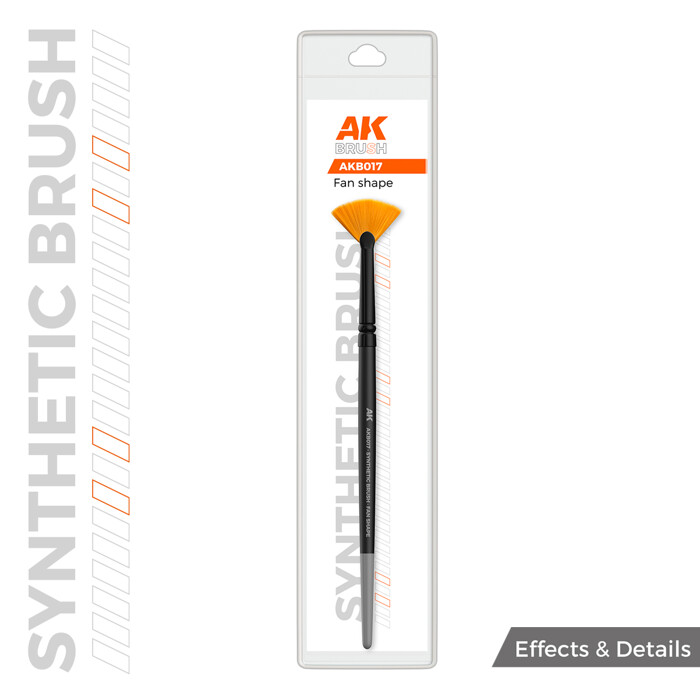 AK Synthetic Fan Brush