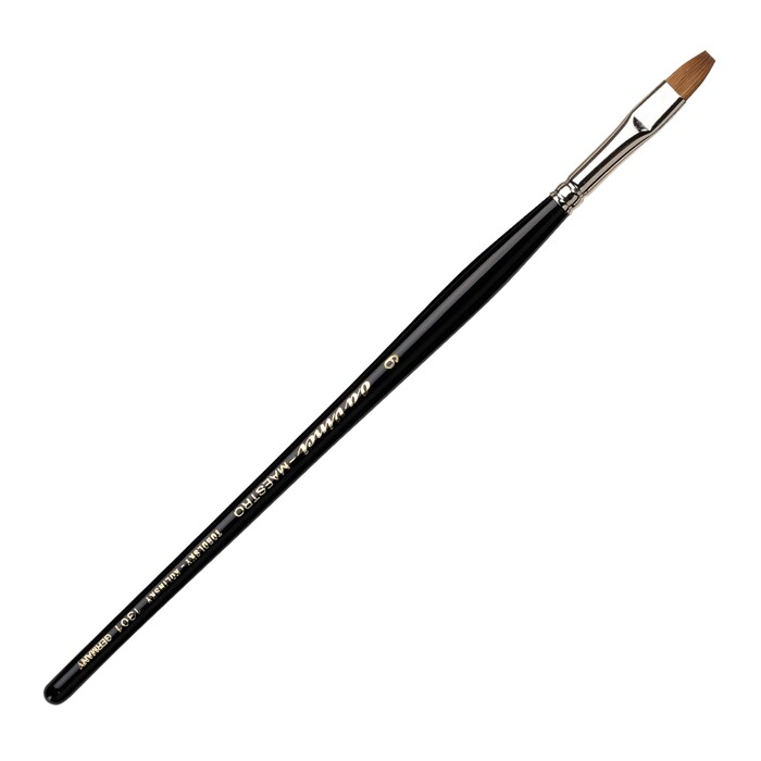 da Vinci Maestro 1301 Size 6 – Kolinsky Flat Brush