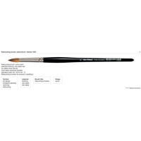 da Vinci Retouching brush, extra short | Series 1505 Size 1