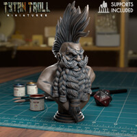Dwarf Mohawk Bust
