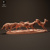 Wolves Hunting Deer 75mm (1/24 scale)